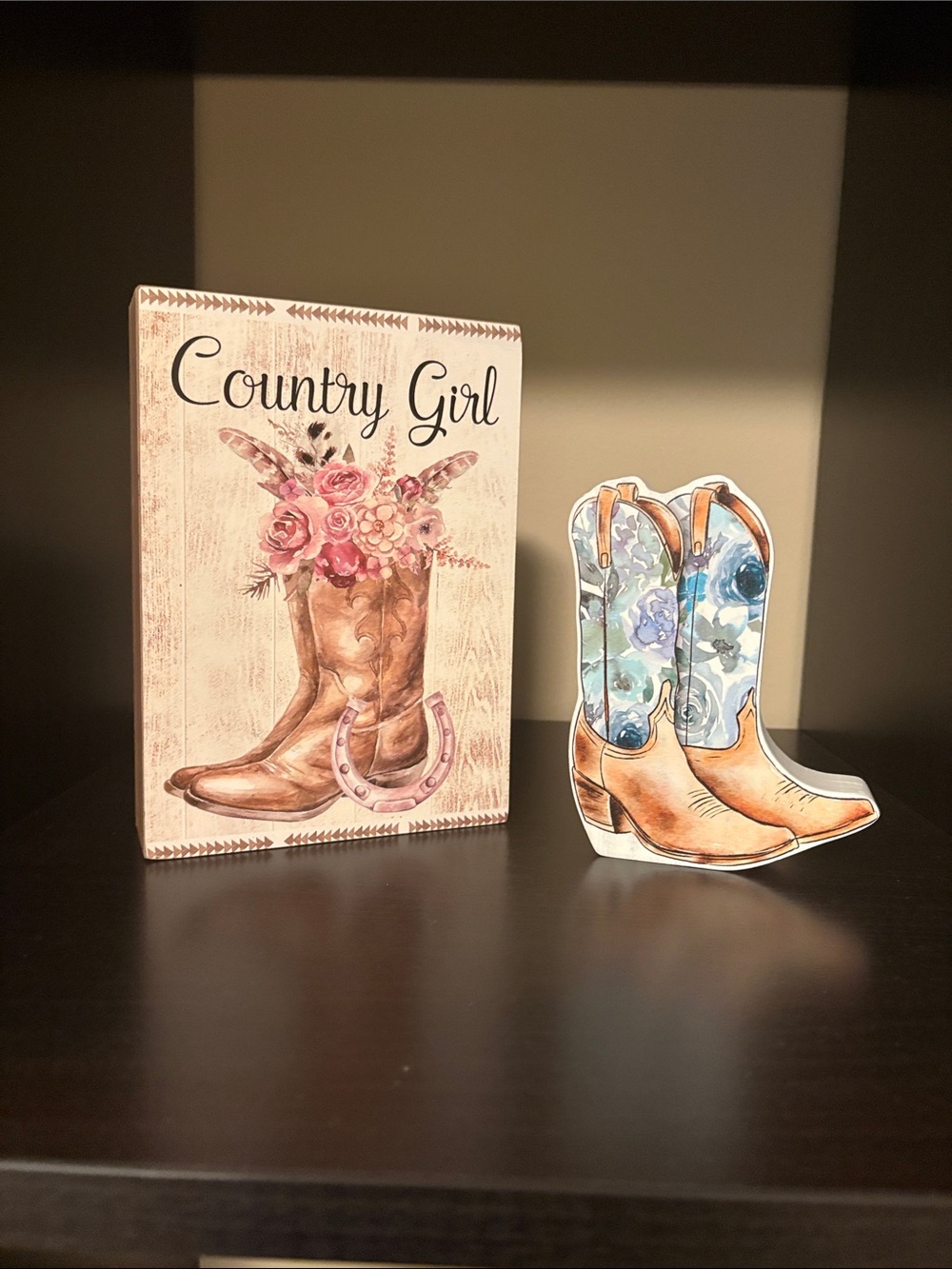 Country Girl Rustic Wall Art Decor